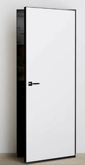 Межкомнатные скрытые двери WestStyle Invisible IN 9 BOX 42мм ЧЕРНЫЙ алюм.кромка с 4-х сторон