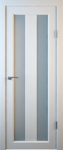 Межкомнатные двери MART DOORS Т1 Белое дерево/Сатинат (ДО)