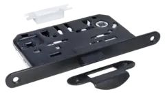 Защелка бесшумная многофункциональная morelli 1895p bl цвет - черный