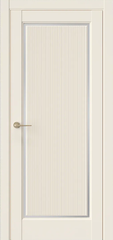 ДВЕРИ ТРИУМФ "LVT-1 FL" Emlayer бежевый CV / Белое сатинат (ДО)