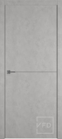Межкомнатные двери ВФД "URBAN 1" ANTIC LOFT/SILVER MOULD/SE (серый молдинг/серая кромка)