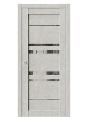 Двери WestStyle  "CZ 9 Бетон смоки/зеркало графит ДО