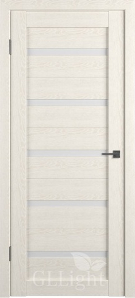 Межкомнатные двери ВФД GL Light 7 Латте/Сатинат матовое (ДО)