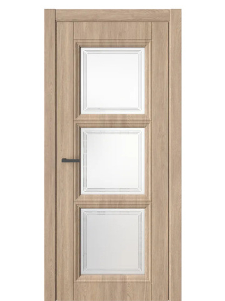 Двери WestStyle  Demiss 6  Брандо / белое сатинат  ДО