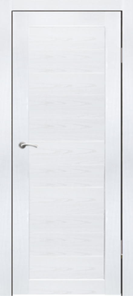 Межкомнатные двери SYNERGY "Легро" Триплекс белый ДО Ясень белый/Без молдинга