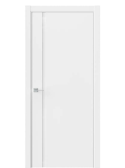 Двери WestStyle  "IN 36" EmLayer Белый /Аляска Lacobel /алюм.кромка  ДО