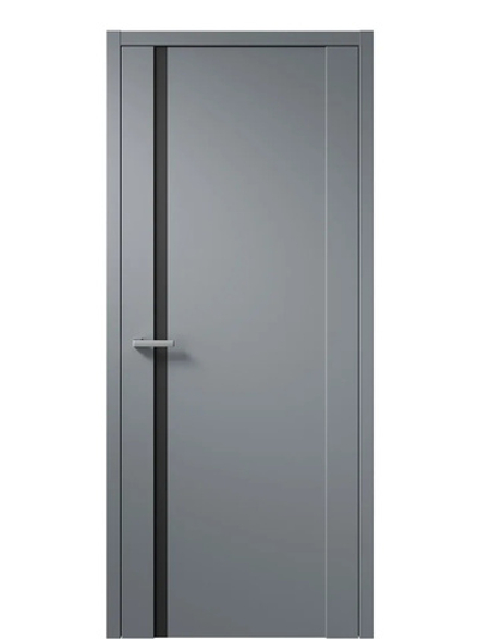 Двери WestStyle F30 Альпийская ночь /Черное сатин Matelac  ДО