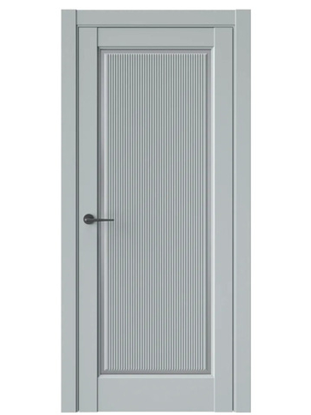 Двери WestStyle  LVT 1 FL Платиновый Дым/ Графит Сатинат ДО