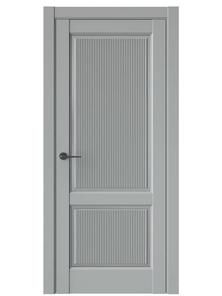 Двери WestStyle  LVT 3 FL Серая Гавань/ Графит Сатинат ДО