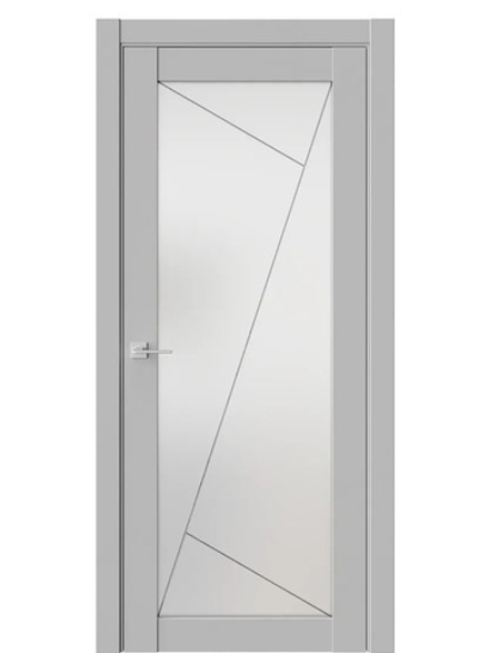 Двери WestStyle  NR2  Макиато /Белое Сатинат ДО