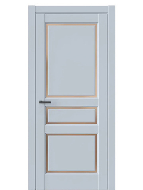 Двери WestStyle  LVT 5 Белая Ночь/ Бронза Сатинат ДО