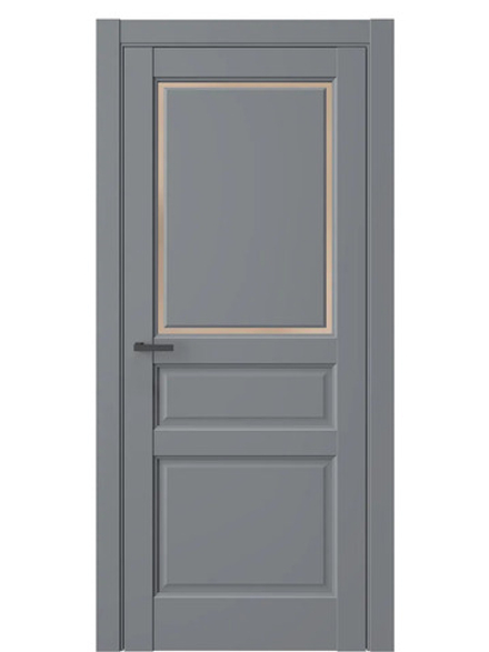 Двери WestStyle  LVT 5Е Альпийская Ночь/ Бронза Сатинат ДО