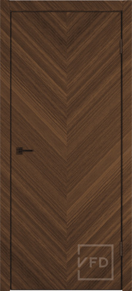 Межкомнатные двери ВФД "URBAN Z" Pecan Gold 4х4 BE /Black Edge (Алюминиевая кромка) ДГ