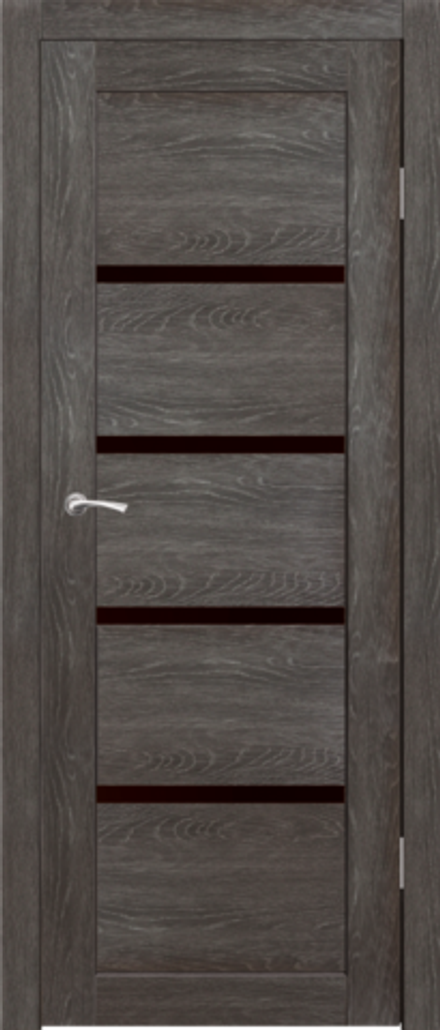 Межкомнатные двери SYNERGY  "Биланчино"  Гранит (Лакобель черное)