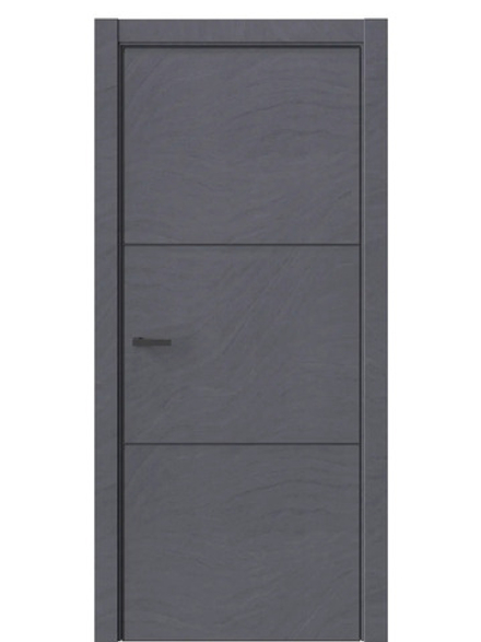 Двери WestStyle  "IN 26" Стоунлайн Дарк /алюм.кромка  ДГ