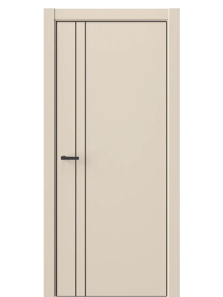 Двери WestStyle  "IN 40" Лазурный Песок /алюм.кромка  ДГ