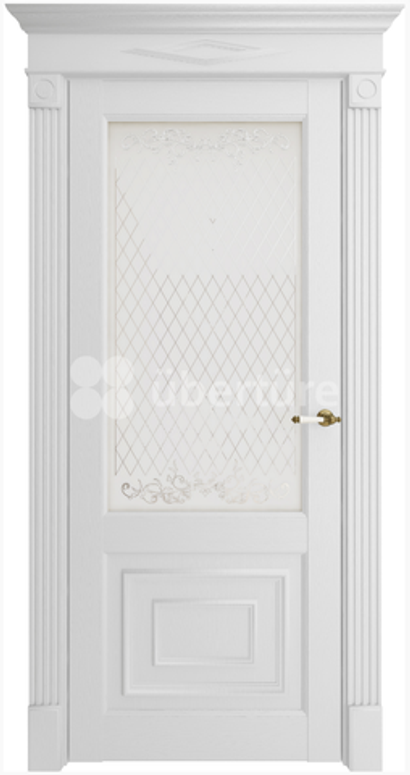 Межкомнатные двери UBERTURE "Флоренция" Серена белый (ДО)