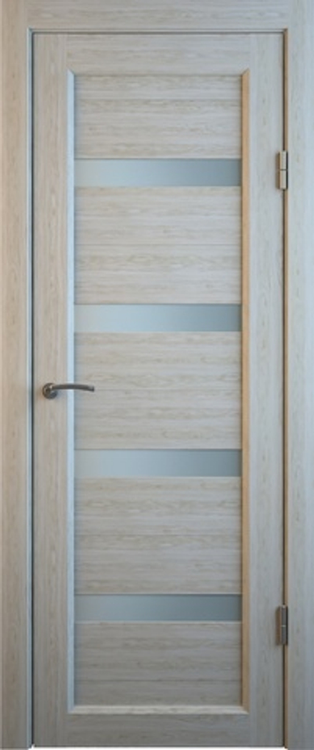 Межкомнатные двери MART DOORS В4 Дуб монтана грей/Сатинат (ДО)