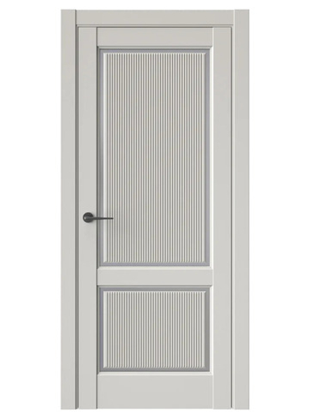 Двери WestStyle  LVT 3 FL Песчаный Рай/ Графит Сатинат ДО