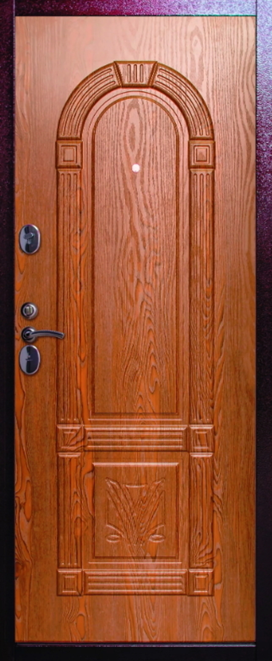 Сейф-дверь страж арка "3к-3d" миланский орех
