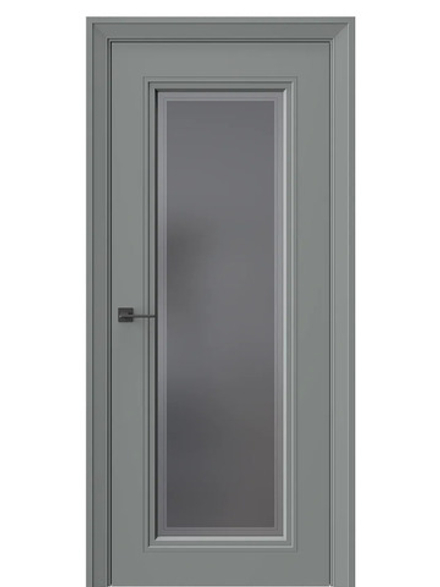 Двери WestStyle Eliss 2 Морская галька /графит сатинат  ДО