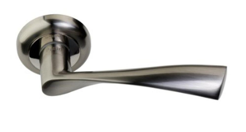 Дверные ручки pallini &quot;мессина&quot; silver pal-01 sn/cp цвет - матовый никель