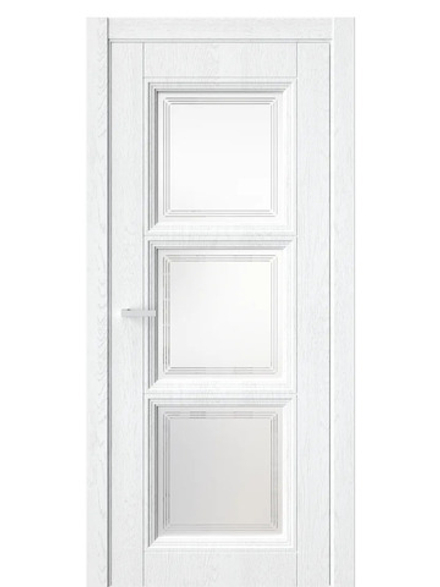 Двери WestStyle  Demiss 6  Дуб Винта / белое сатинат ДО