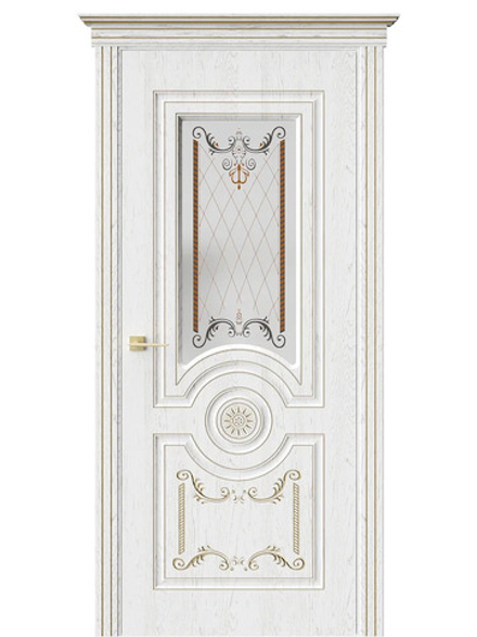 Двери WestStyle  Милано  Белый/ сатинат матовое  ДО