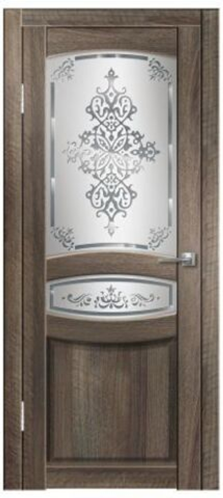 Межкомнатные двери ДВЕРНАЯ ЛИНИЯ "ГАРМОНИЯ" Орех седой темный ДО