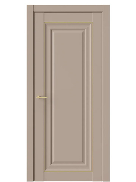 Двери WestStyle HR1 F Гляссе /молдинг золото  ДГ