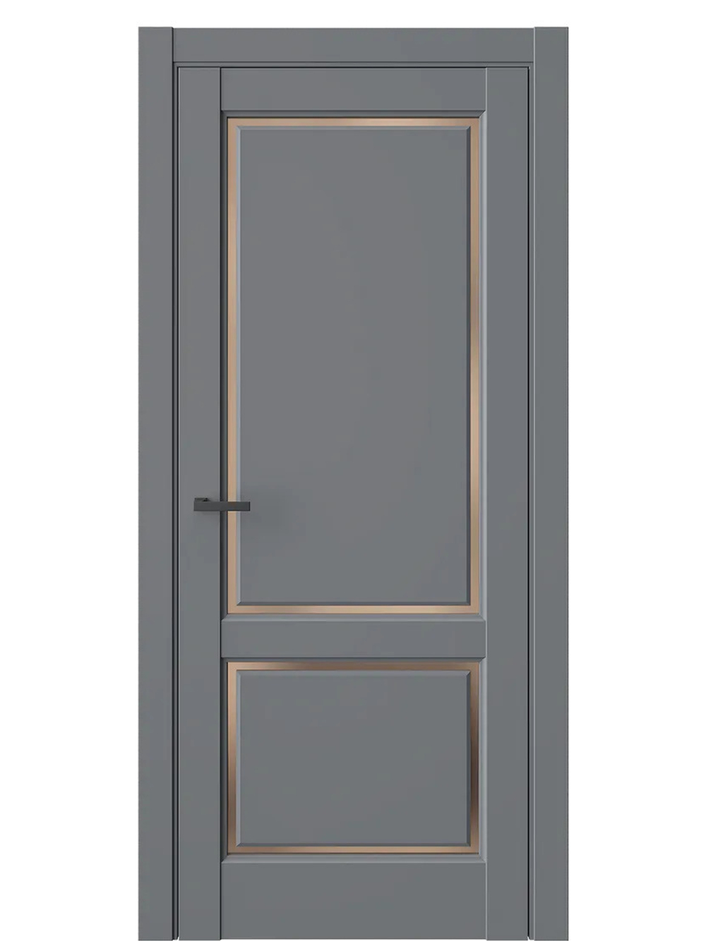 Двери WestStyle  LVT 3 Альпийская Ночь/ Бронза Сатинат ДО