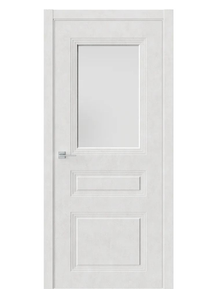 Двери WestStyle Monte 8 Бетон Лайт /Белое Сатинат ДО Двери WestStyle Monte 8 Бетон Лайт /Белое Сатинат ДО