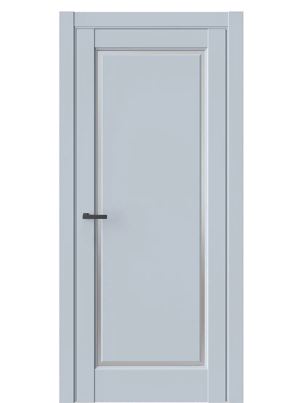 Двери WestStyle  LVT 1 Белая Ночь/ Белое Сатинат ДО