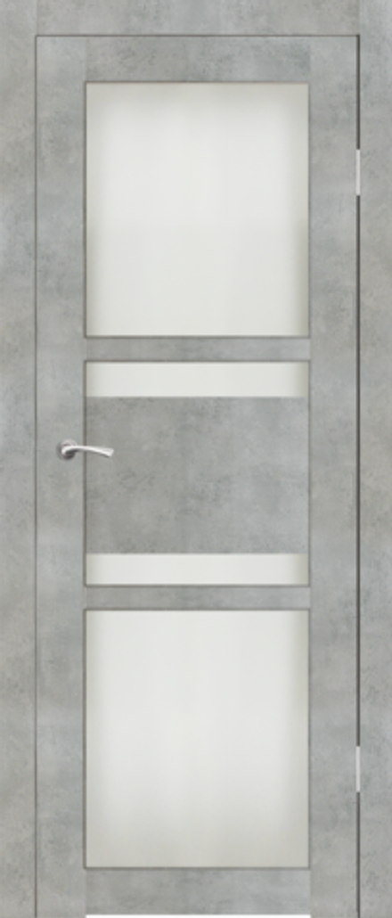 Межкомнатные двери SYNERGY "Титул" Бетон (Сатинат матовое)