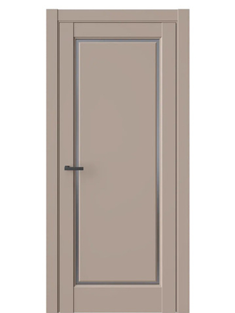 Двери WestStyle  LVT 1 Гляссе/ Графит Сатинат ДО