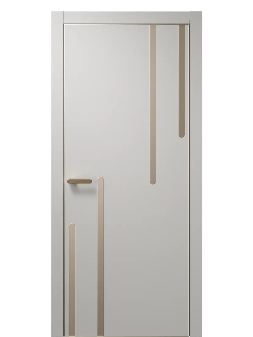 Двери WestStyle  "IN М3" Макиато /молдинг /алюм.кромка  ДГ