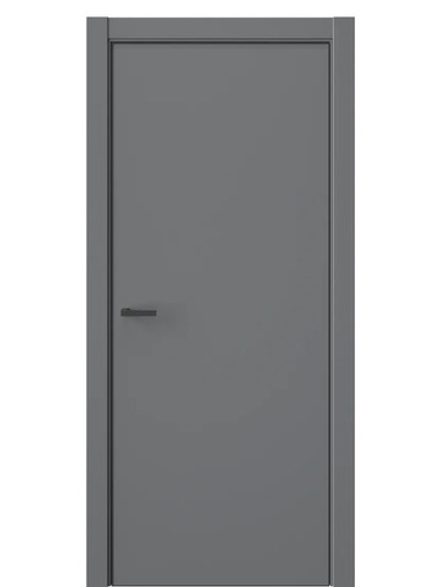 Двери WestStyle  "IN 9" Альпийская Ночь /алюм.кромка  ДГ