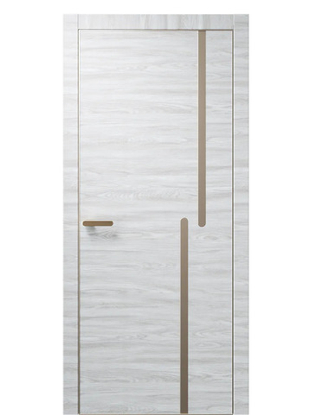 Двери WestStyle  "IN М2.1" Дуб Амбер Горизонт /молдинг /алюм.кромка  ДГ