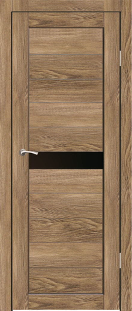 Межкомнатные двери SYNERGY "Примо" ДО Ель карпатская (Лакобель черное)