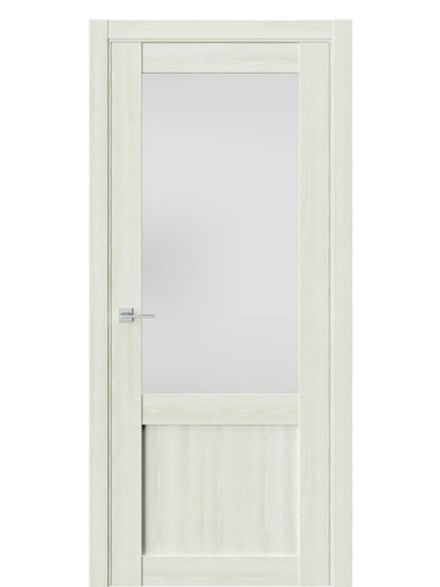 Двери WestStyle  NR4  Клён Крем /Белое Сатинат ДО