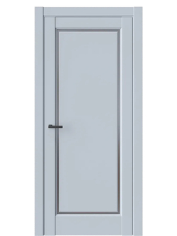 Двери WestStyle  LVT 1 Белая Ночь/ Графит Сатинат ДО