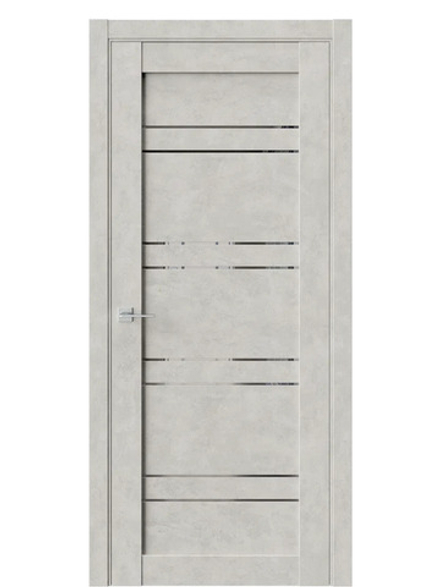 Двери WestStyle  "CZ 7 Бетон смоки/зеркало графит ДО