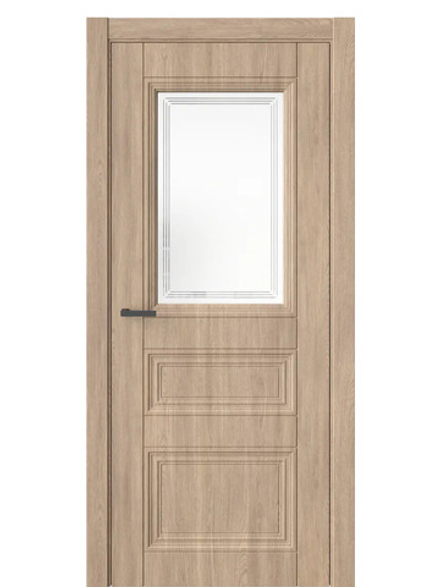 Двери WestStyle  Demiss 12  Брандо / белое сатинат  ДО