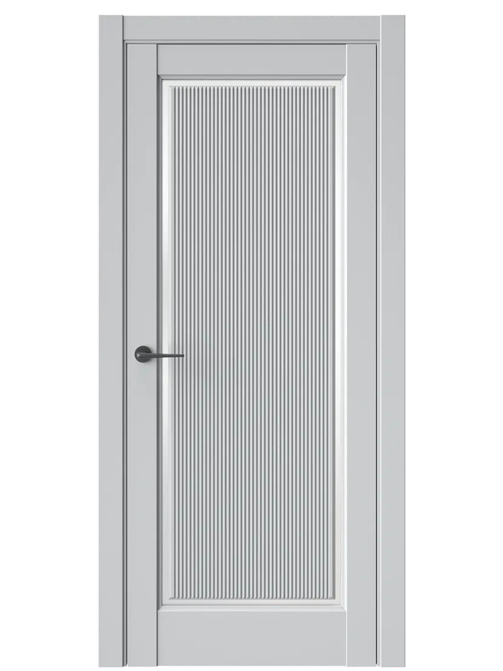 Двери WestStyle  LVT 1 FL Агатовое Сияние/ Белое Сатинат ДО