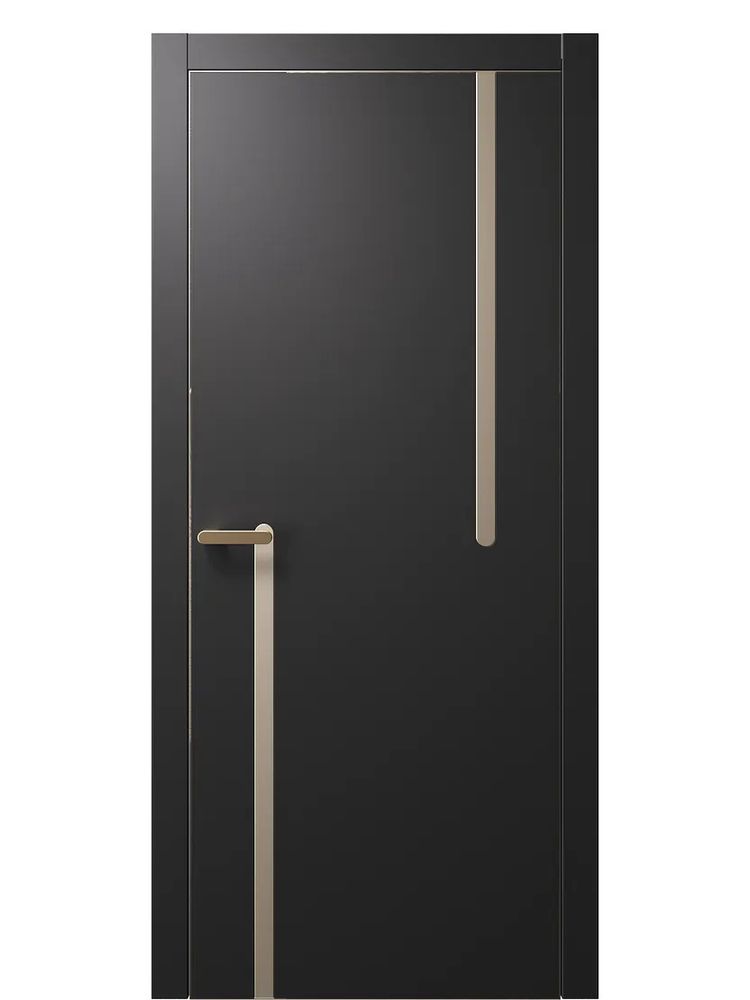 Двери WestStyle "IN М2" Черный Кварц /молдинг /алюм.кромка ДГ Двери WestStyle "IN М2" Черный Кварц /молдинг /алюм.кромка ДГ