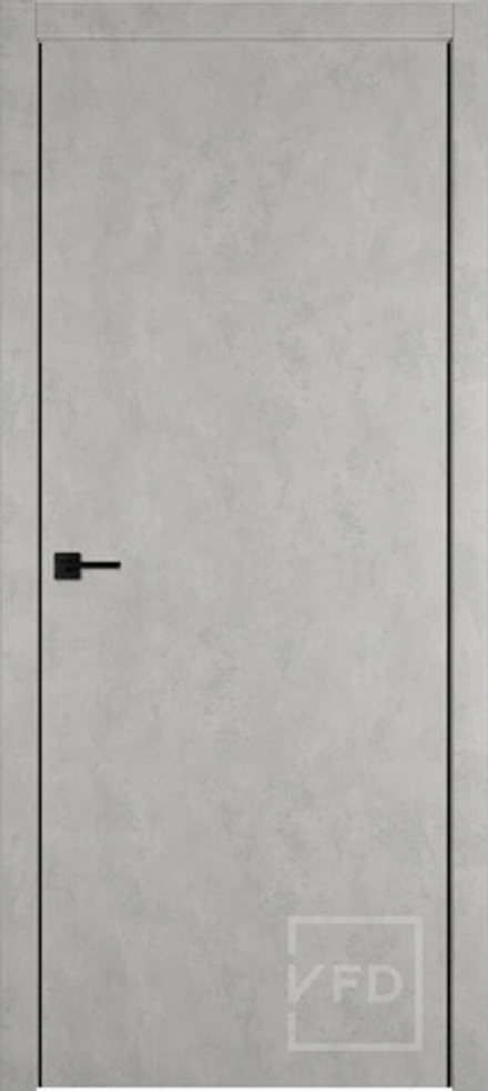 Межкомнатные двери ВФД "URBAN Z" Antic Loft 4х4 /Black Edge (Алюминиевая кромка) ДГ