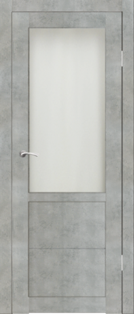 Межкомнатные двери SYNERGY  "Венеция" ДО Бетон (Сатинат матовое)