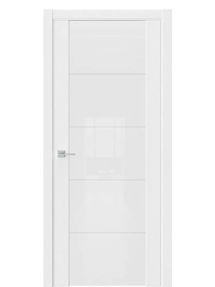 Двери WestStyle Е7 ст.1 Дуб винта/БелоеТриплекс ДО