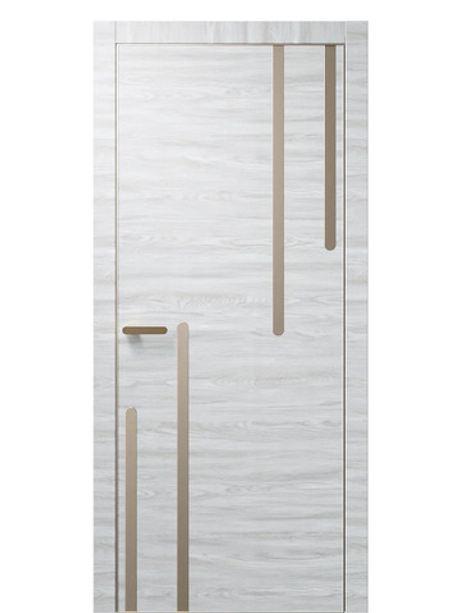 Двери WestStyle  "IN М3" Дуб Амбер Горизонт /молдинг /алюм.кромка  ДГ