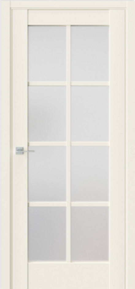 Межкомнатные двери WestStyle "Z2" Бежевый EmLayer/Белое сатинат (ДО)